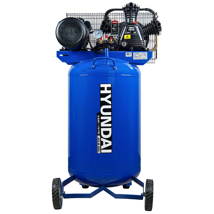 [HYU-HYAC210V] Compresor de Banda Vertical 200 L 4 Hp 110 V 116 Psi