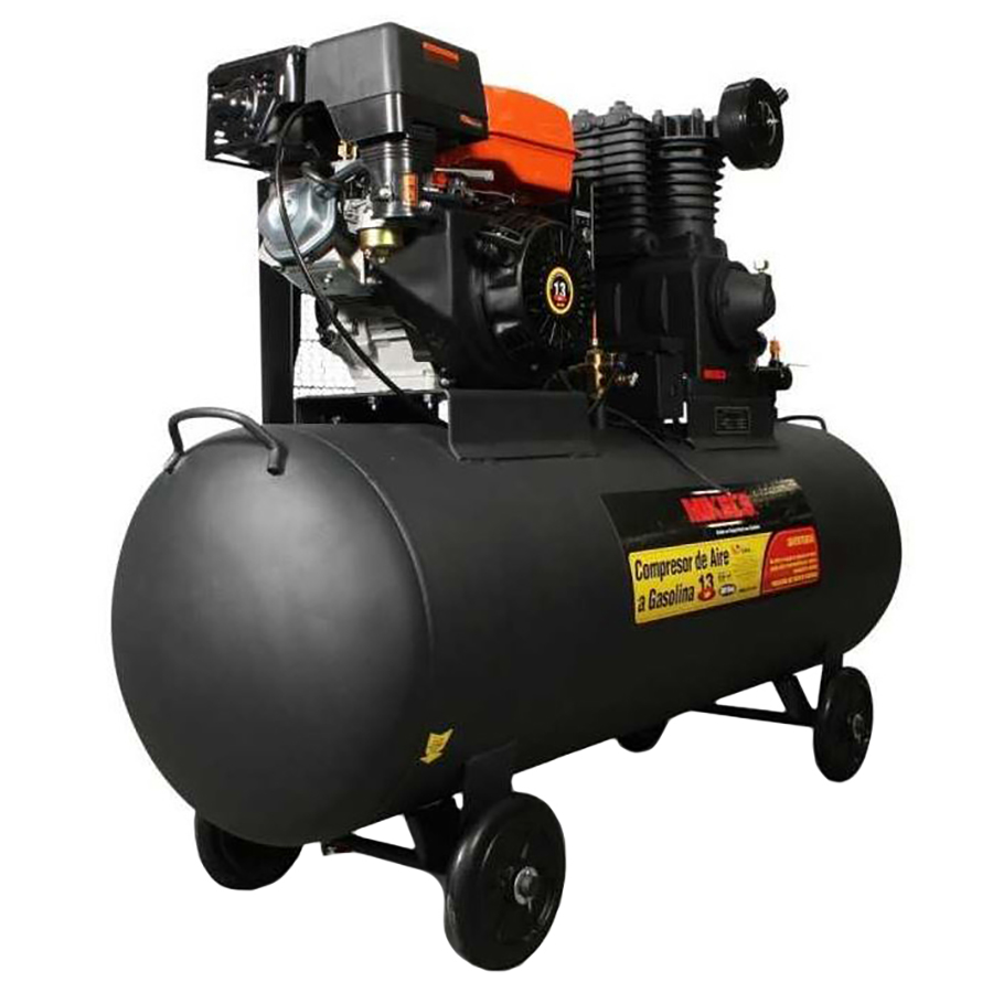 [MIK-CG-13HP] Compresor De Aire 13 Hp Motor A Gasolina (300 Litros)