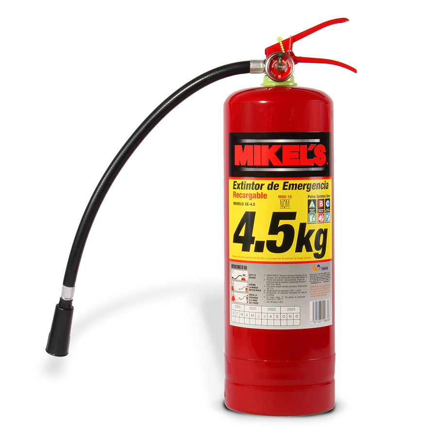 [MIK-EE-4.5] Extintor De Emergencia Recargable (4.5 Kg)