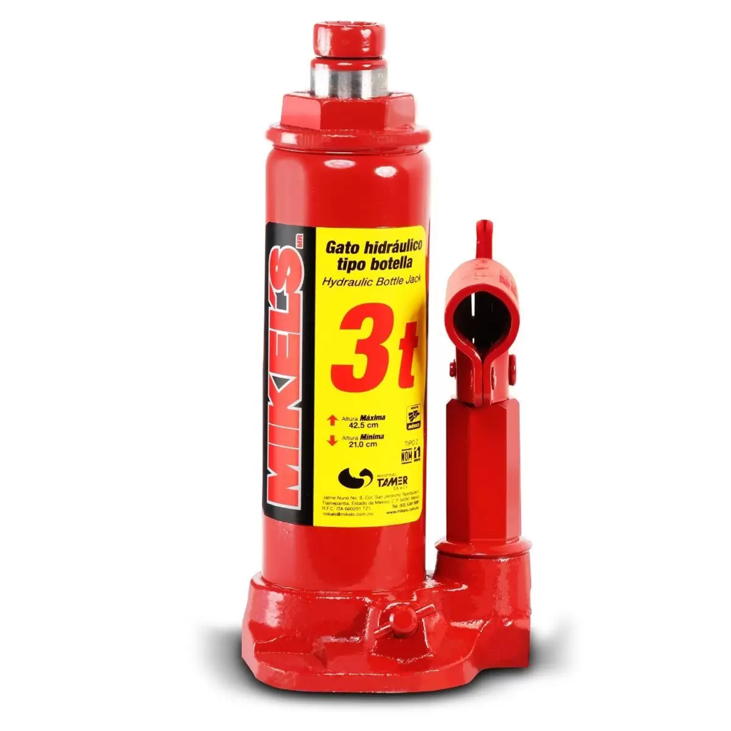 [MIK-GH-3] Gato De Botella Hidráulico 3 Toneladas Tornillo De Extensión