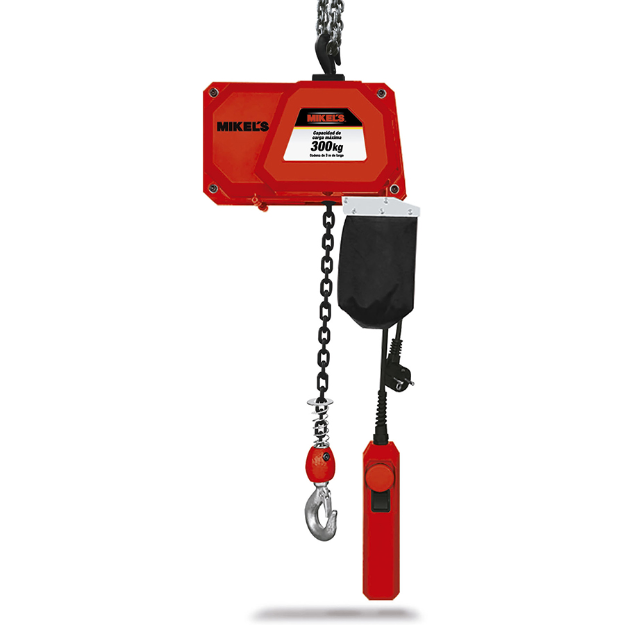 [MIK-PEC-300] Polipasto Eléctrico 300 Kg Cadena 3 Metros
