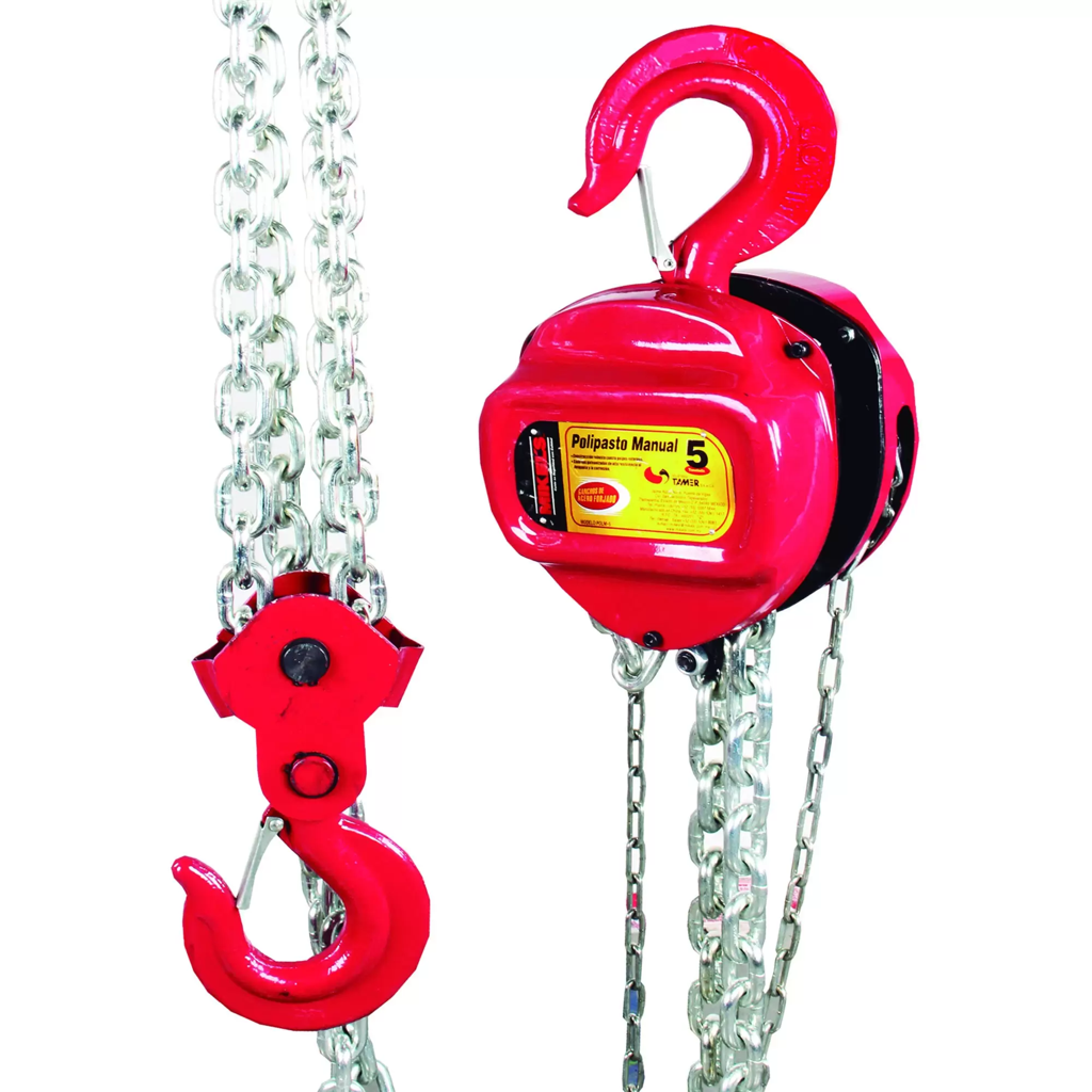 [MIK-POLM-5] Polipasto Manual 5 T Cadena 3 Metros
