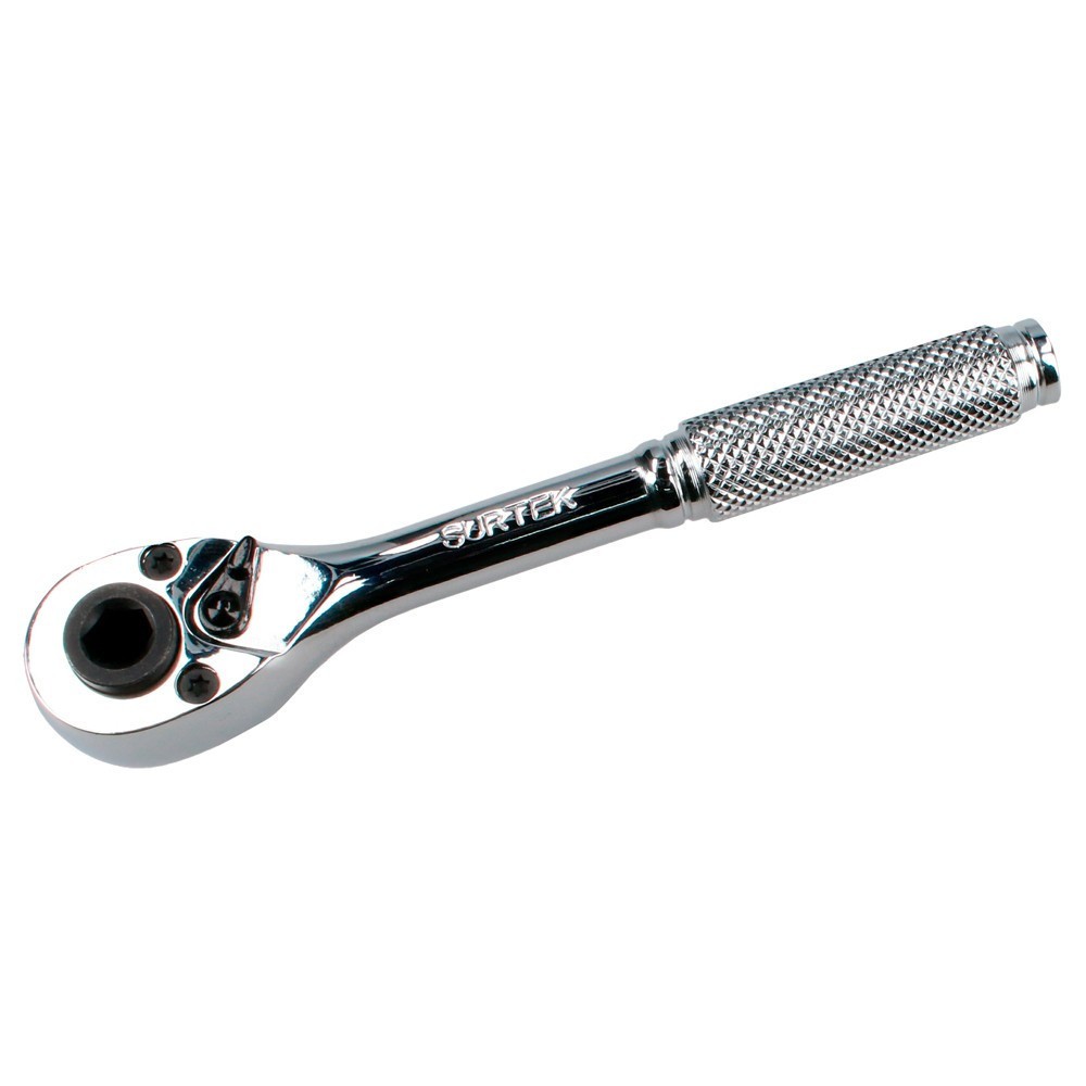 [SUR-F4450] Matraca para dado cuadro de 1/4" cabeza tipo pera punta hexagonal Surtek F4450