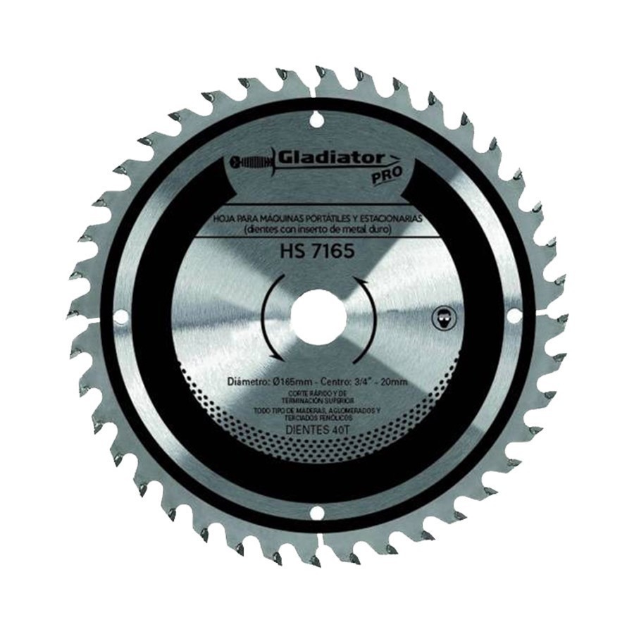 [SYN-HS7165] Disco Inserto Metal Duro 6-12"X120T Corte Aluminio SYN-HS7165
