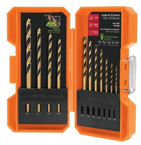 [TRUP-11402] Brocas De Alta Velocidad, 13 Piezas TRUPER 11402