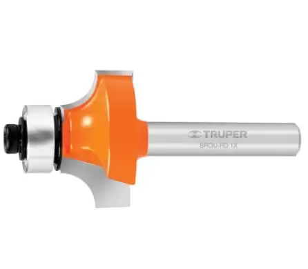 [TRUP-11471] Broca para router, redondeado, 1-1/2' con balero TRUPER TRUP-11471
