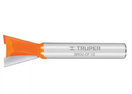 [TRUP-11475] Broca para router, cola de pato, 1/2' TRUPER TRUP-11475