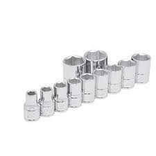 [URR-54212] Juego de dados cuadro de 1/2" 12 puntas metricos en riel 12 piezas Urrea 54212