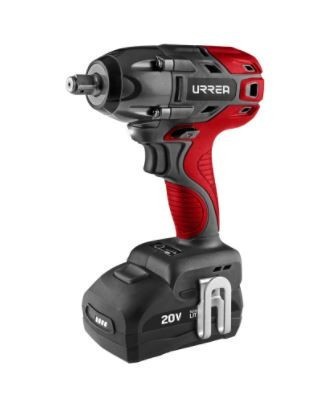 [URR-LI1120] Pistola de impacto 1/2" a batería Litio-ion 20 V 170 Nm Urrea LI1120