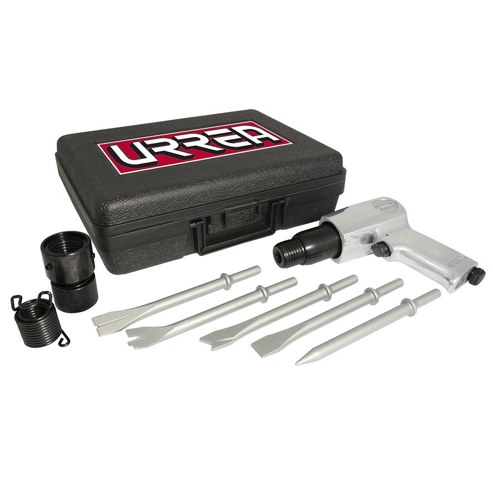[URR-UP711K] UP711K Juego de martillo neumático y accesorios 7 piezas Urrea