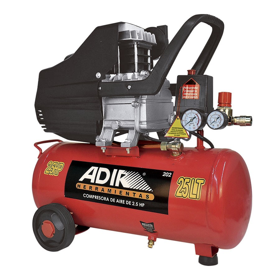 [ADIR202] compresora 2.5 h.p. tanque 25 lts