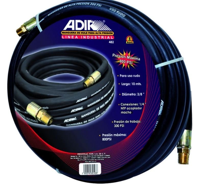 [ADIR481] MANGUERA DE ALTA PRESIÓN HEMBRA 1/4 PULG 15M AD-481 ADIR