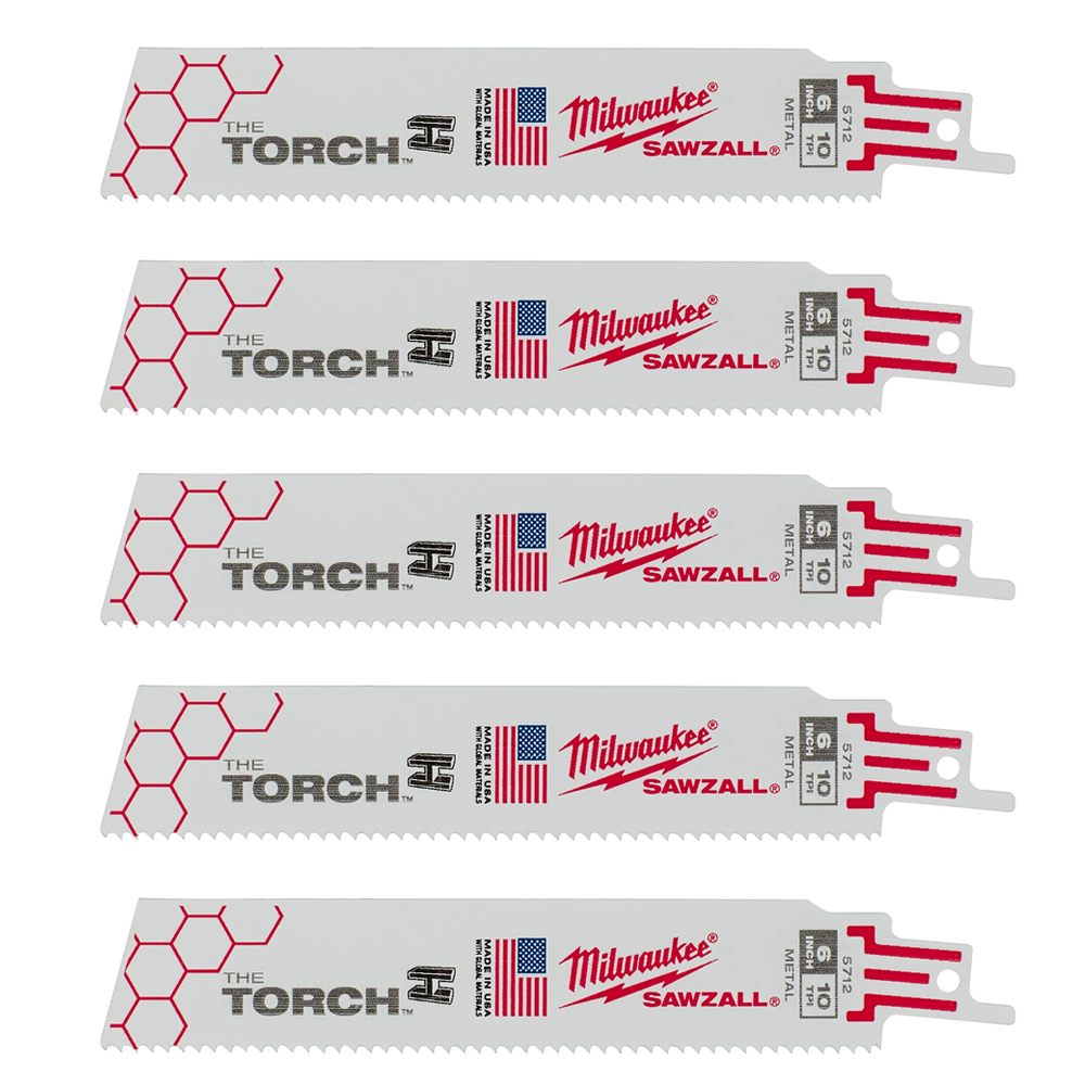 [AMIL48005712] Segueta Super Sawzall 10 Dientes 6 Largo Torch Corta Metal