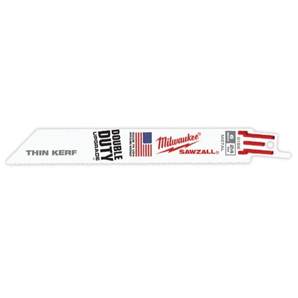 [AMIL48008026] Hoja The Ax™ Sawzall® de 9" y 5 TPI (paquete de 25 unidades)