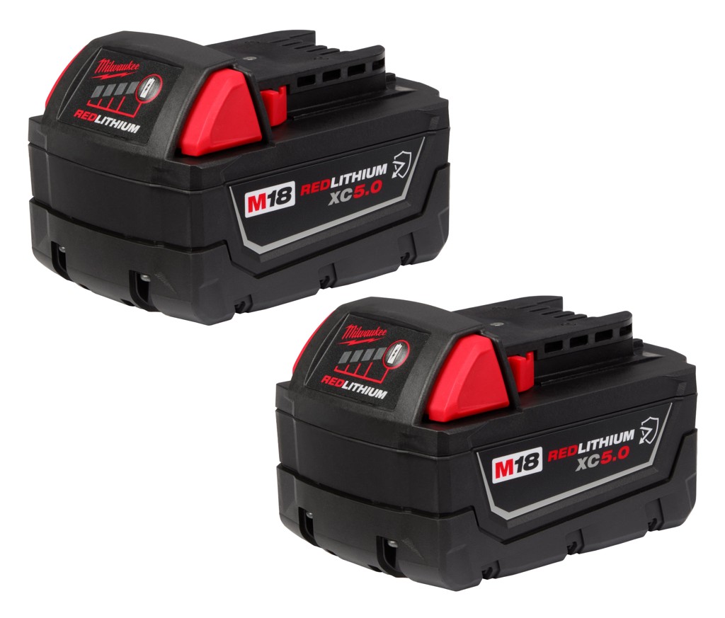 [AMIL48111852] Baterias M18 5.0 Ah XC capacidad extendida juego de 2 piezas