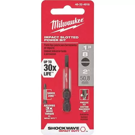 [AMIL48324916] Punta de Impacto plana 4-5 x 1/8" x 2"