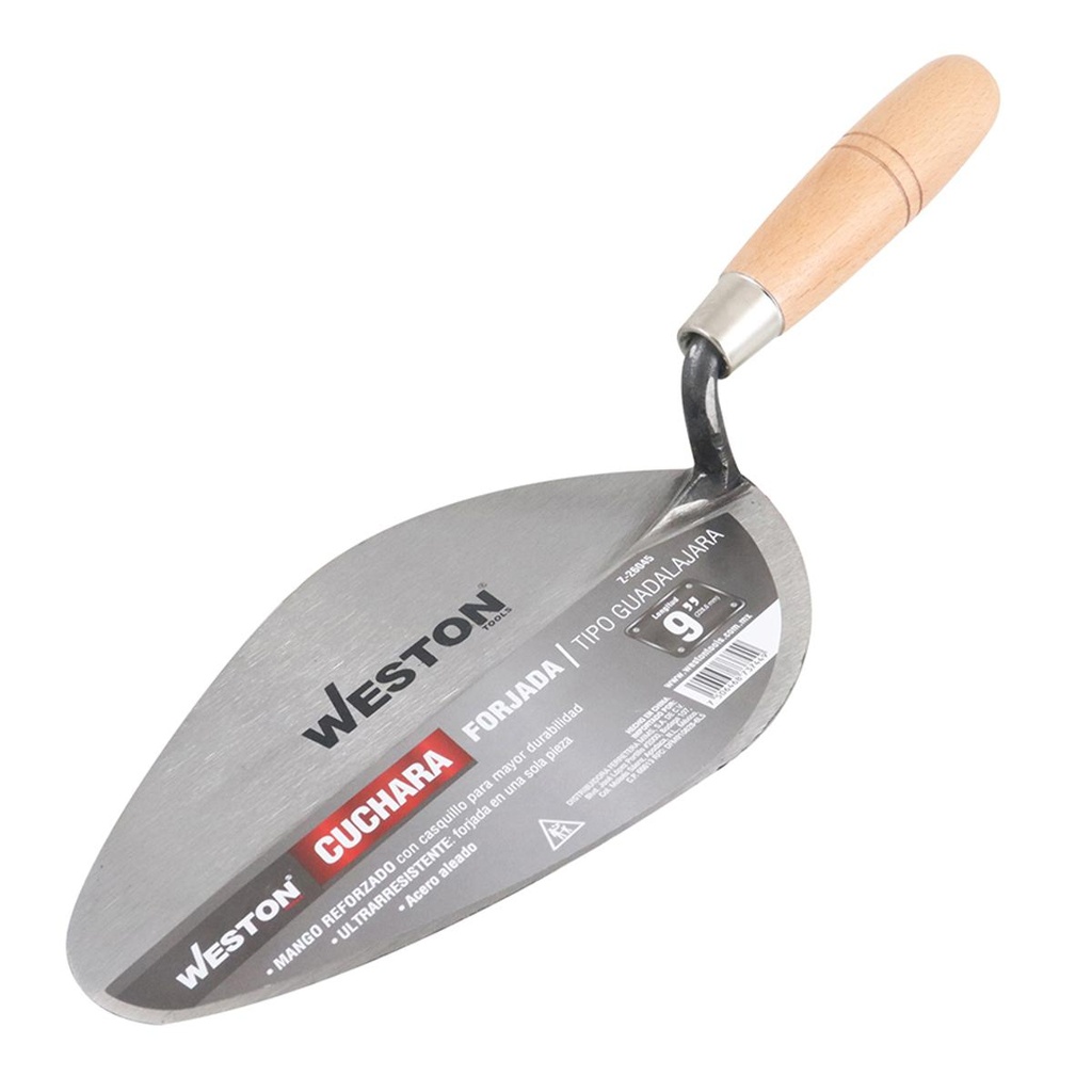 [WZ-26045] Cuchara Forjada Tipo Guadalajara 9" Mango D/Madera (Precio X Piez
