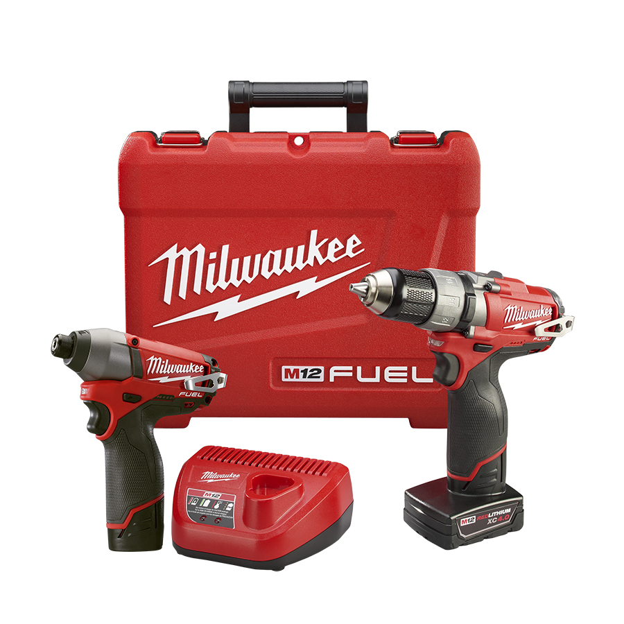 [MIL2594-22] Combo Rotomartillo 1/2" + Llave de Impacto 1/4" 12 V FUEL