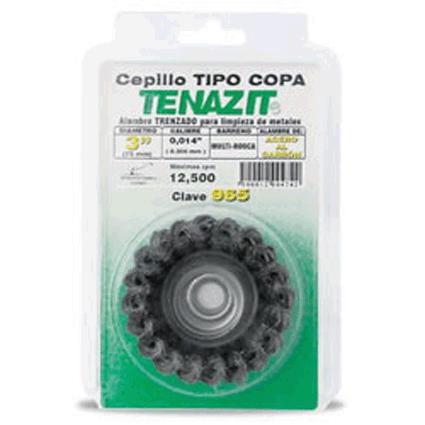 [AUS965] Cepillo Tipo Copa Trenzada 3" X 0.014 X Mr11 Tenazit