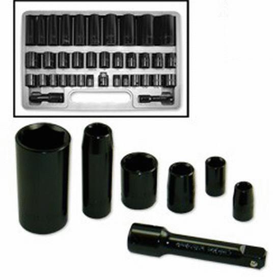 [RIG02443A] Dados De Impacto 38 Pzas. 3/8" Y 1/2"