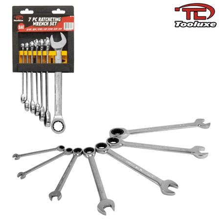 [RIG03111L] Llaves De Palanca Std Tipo Matraca Juego De 7 Piezas