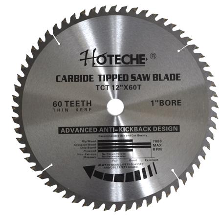 [HP12X60T] Disco Sierra Circular 12" X 60 Dientes Punta De Carburo
