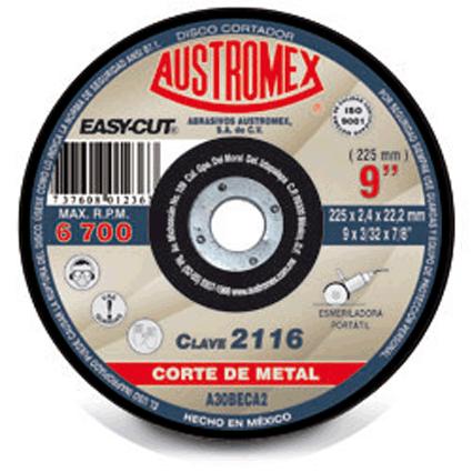 [AUS2116] Disco corte de metal 9"