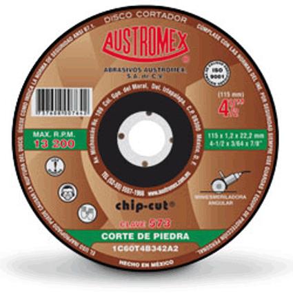 [AUS573] Disco P/ Ranurado Piedras De Molino 4 1/2" X 3/64" X 7/8" Plano