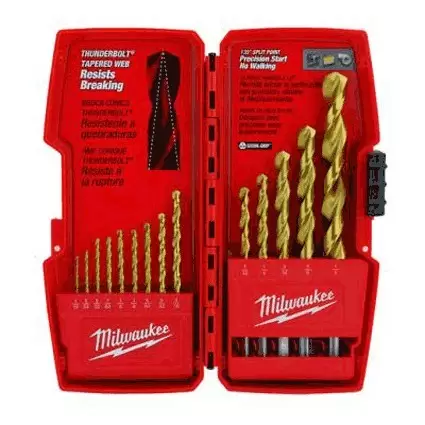 [AMIL48890011] Brocas de Titanio Set 14 piezas