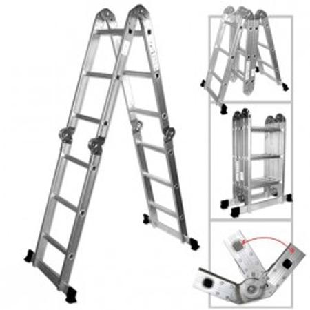 [STK95111] Escalera Multiposición Aluminio 12.5"