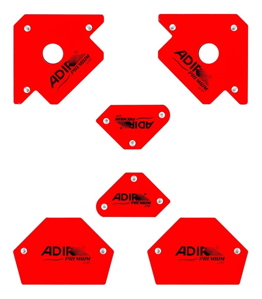 [ADIR6729] Escuadras Imantadas Set Para Soldar 6 Piezas 6729 Adir