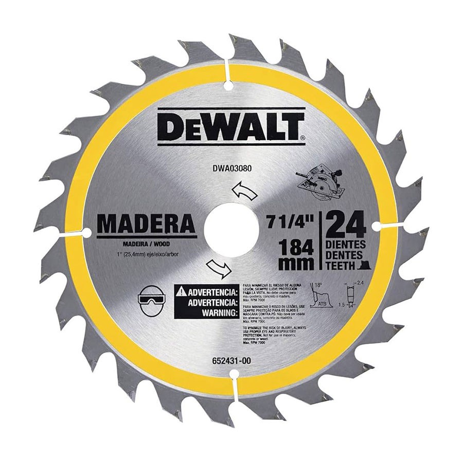 [DWA03080] Disco Sierra 7 1/4" X 24T