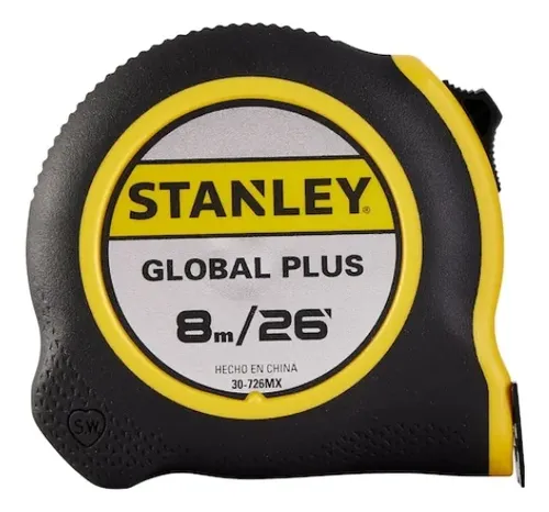 [STN30726MX] Cinta Métrica Stanley Global Plus 8M/26" 25Mm Ancho
