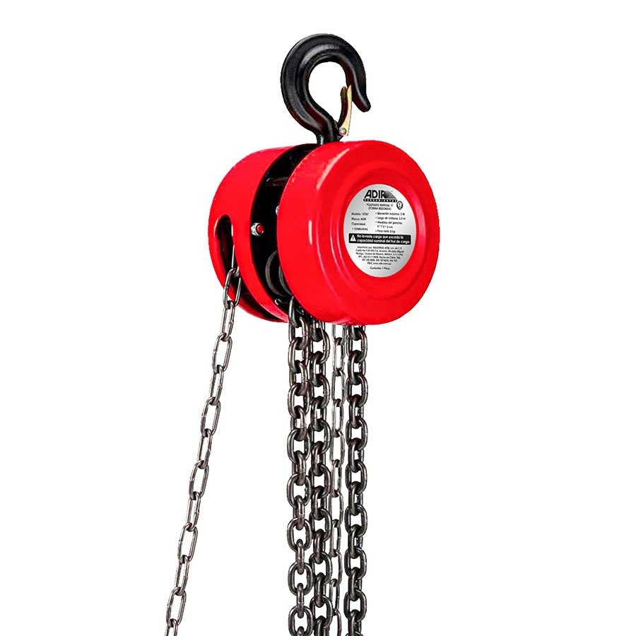 [ADIR15787] Polipasto Manual 1 Ton (Forma Redonda) Largo De Cadena 2.5M