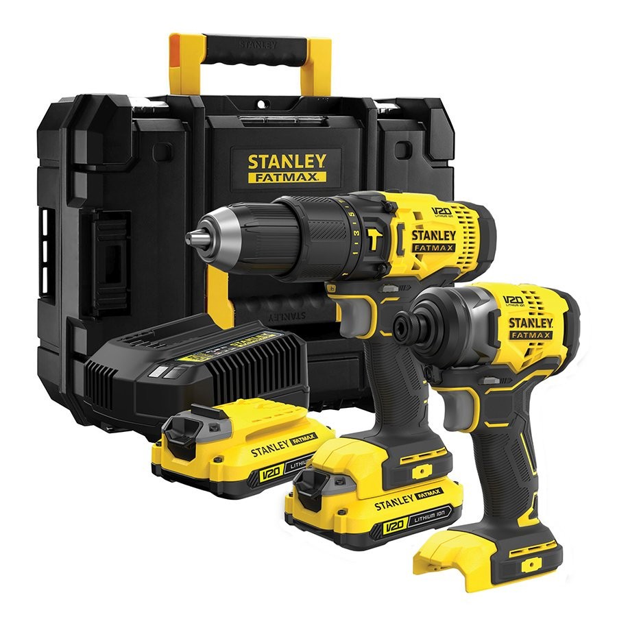 [SBDI465D2T-B] Combo Rotomartillo + Atornillador 20 V Bl + 2 Baterías 2 A