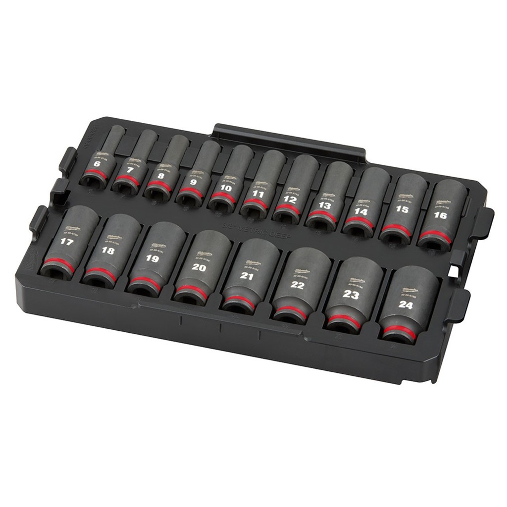[AMIL49666816] Juego de dados de impacto 3/8 Dr 19PC MM