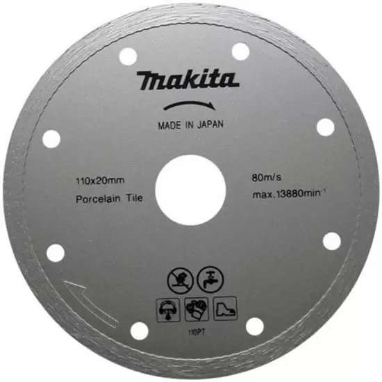 [B22925] Disco De Diamante 4 3/8" Rin Continuo Para Porcelana