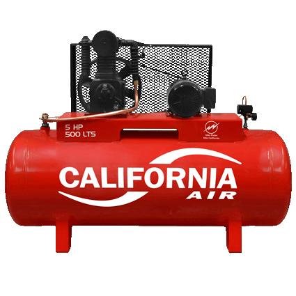 [C500H500LBAKIT] Compresor de Banda 500 L 5 Hp Bifásico 220 V Motor WEG