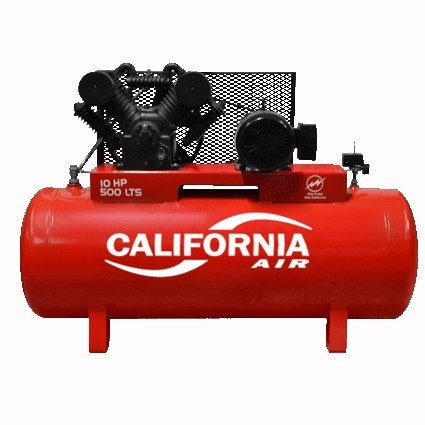 [CALC500HT10GKIT] Compresor de Banda 500 L 10 Hp Trifasico 220/440 V motor WEG