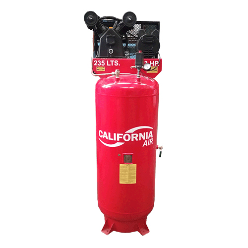 [CALE235-120] Compresor De Banda Vertical 235Litros 3Hp 120Psi 220 Volts 1 Fase