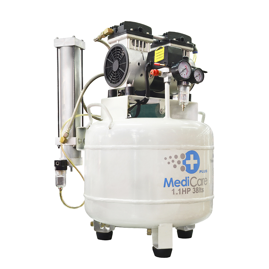 [CALEYK35] Compresor Silencioso Vertical 38 Lts Alimenticio 1Hp Enfriador