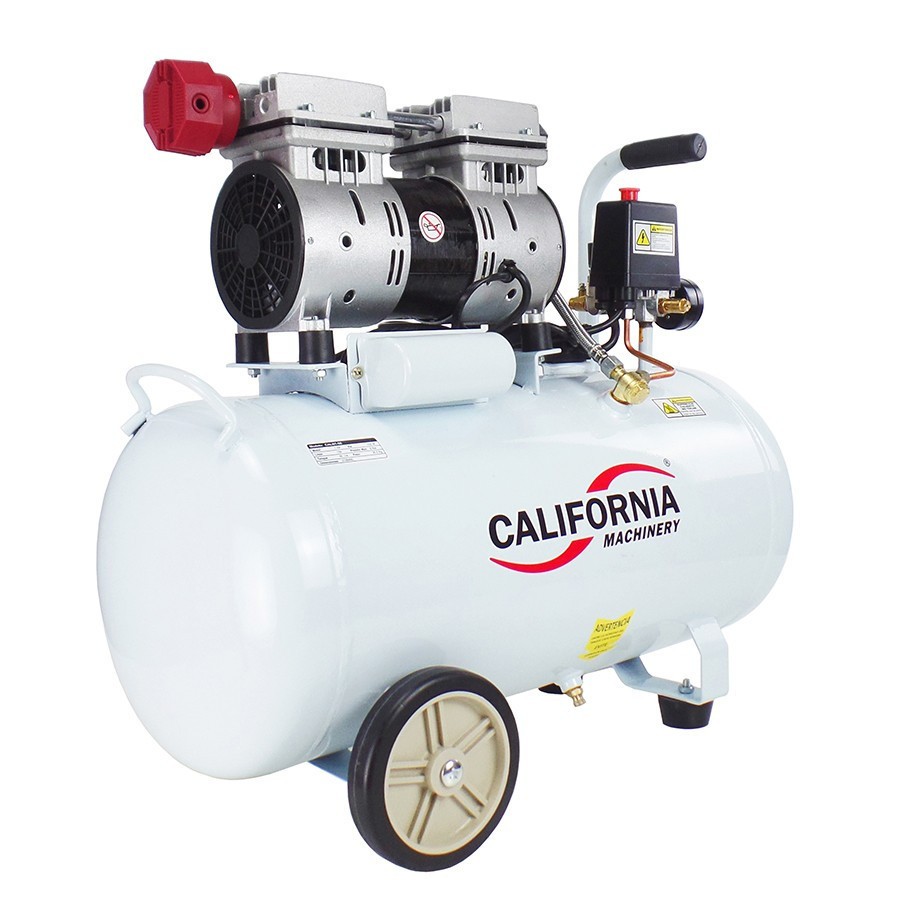 [CALN1-50] Compresor Silencioso Libre de aceite 50 Litros 1Hp 110 V