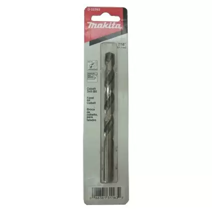 [D22763] Broca Cobalto Acero Rápido Para Metal 7/16"