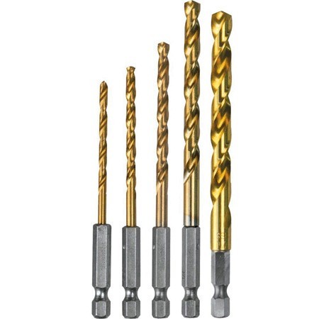 [D35318] Brocas Zanco Hexagonal Para Taladro 5 Piezas