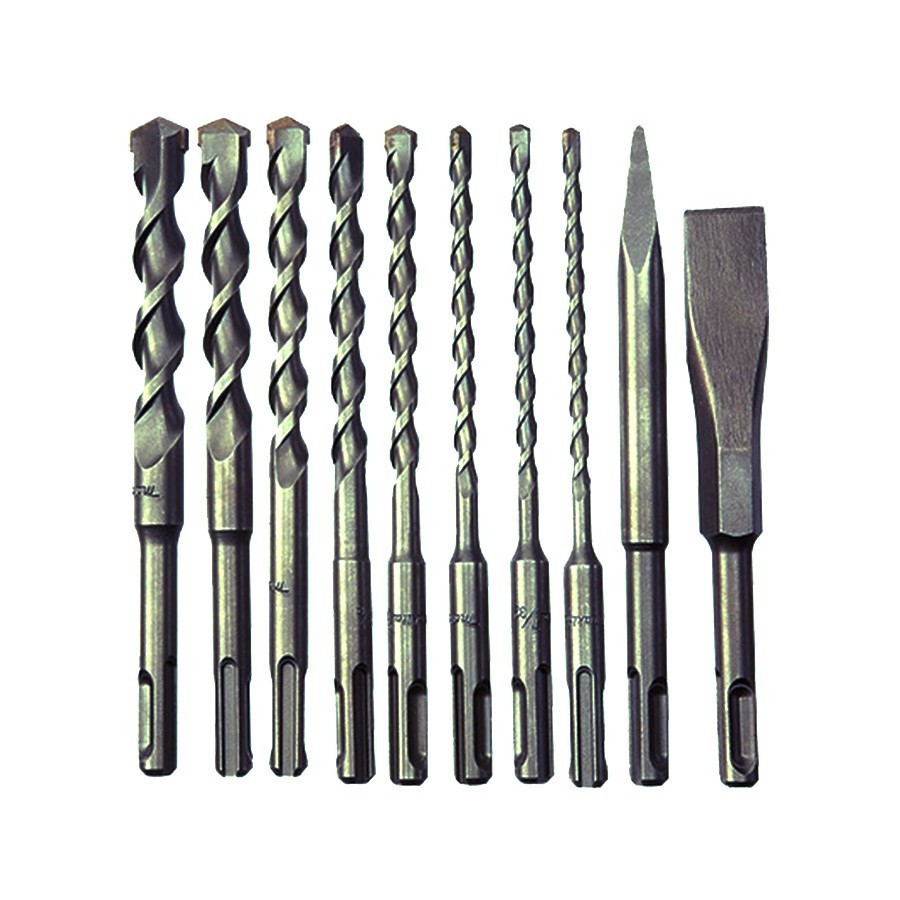 [D45820] Brocas Sds Plus Y Cinceles 10 Piezas