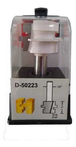 [D50223] Fresa Recta para ensamble 1-5/8"x1"x1/2"