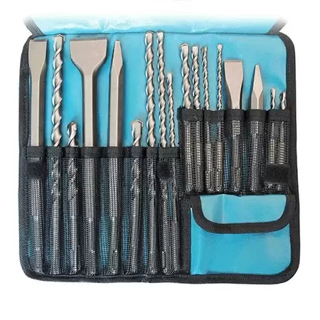 [D53637] Brocas Sds Plus Y Cinceles 17 Piezas